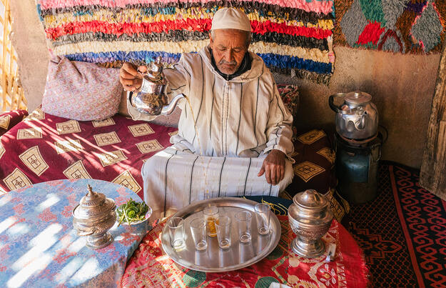 Marokkanische Teekultur Marokkanische Teekultur