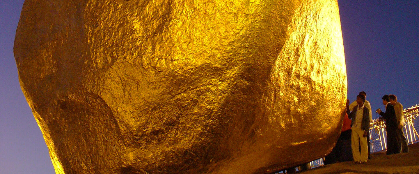 Goldener Felsen